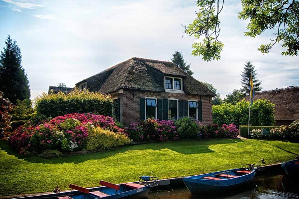 House in Giethoorn Village, Netherlands