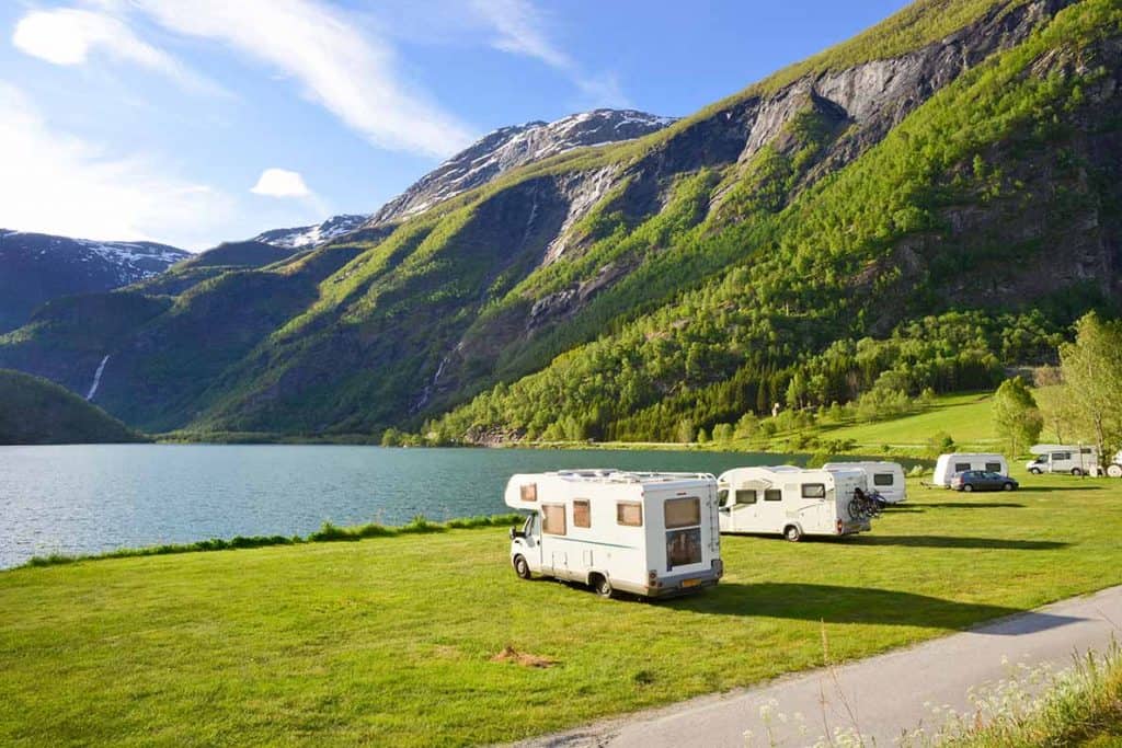 One of the many incredible motorhome, campervan & caravan campsites in Europe