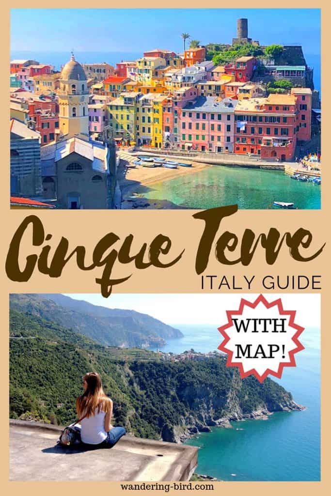 Looking for things to do in Cinque Terre, along with a map and itinerary. This guide plans your trip to Vernazza and Monterosso and the rest= a perfect guide to your Italy travel. #cinqueterre #italy #travelguide