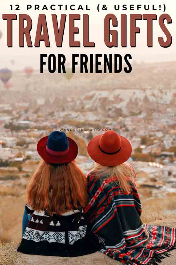 Gift for friend going travelling. Useful present ideas for women or friend going travelling