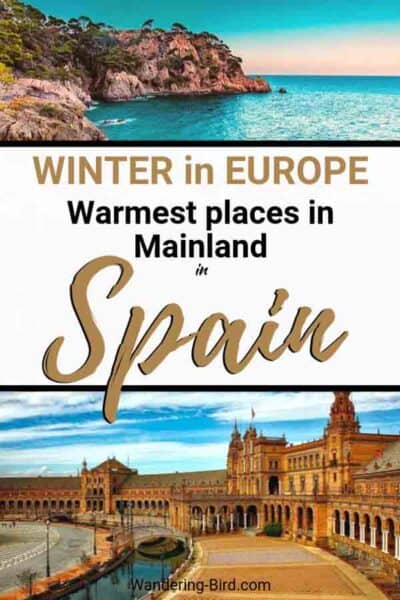 Looking for Places to Visit in Spain in Winter? Want Spain Travel tips to visit Barcelona, Valencia, Malaga, Costa del Sol or Marbella during winter? These are the warmest places in Mainland Spain during winter. Spain Travel Tips | Places to visit in Spain | Winter in Europe | Winter in Spain | Cities in Spain | Spanish destination tips | Things to do in Spain 
