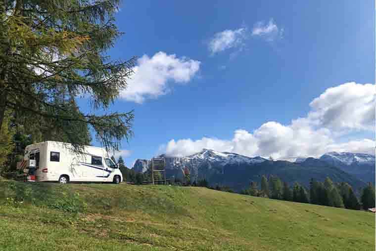 motorhome touring in Italy