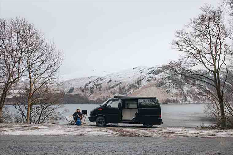 Winter campervan tips- You can absolutely use your campervan or motorhome all year. But if dont, make sure you drain it properly before winter storage.