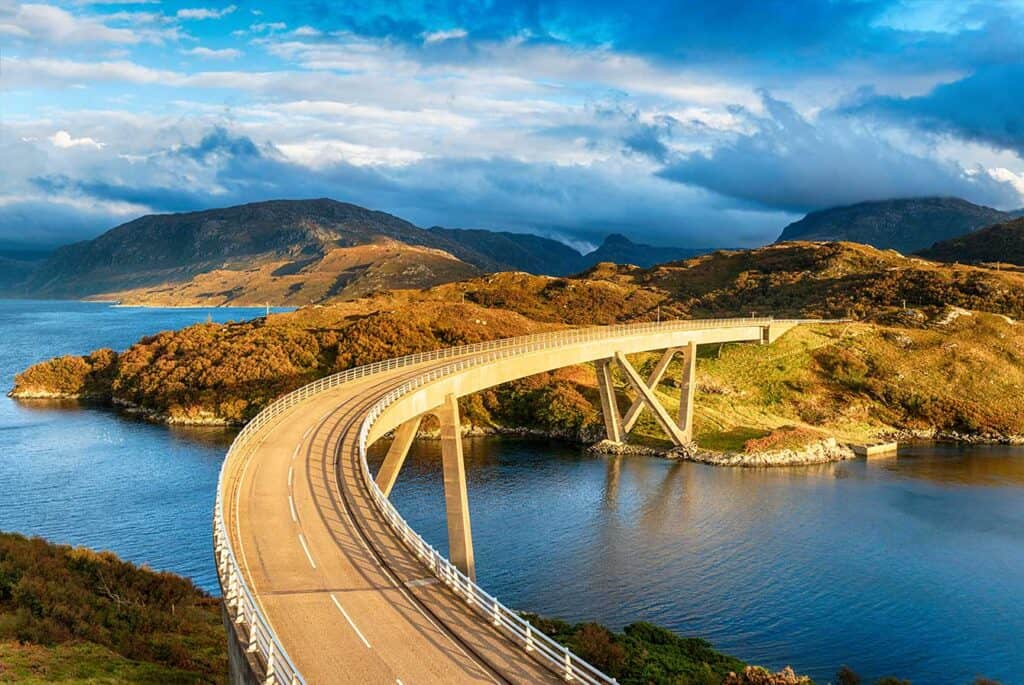 Scotland scenic drives and best driving routes for self-drive tours in Scotland