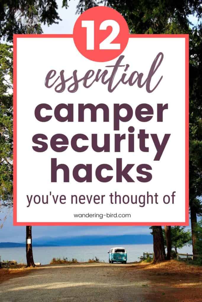 Motorhome, camper and caravan security- things you need to know.
