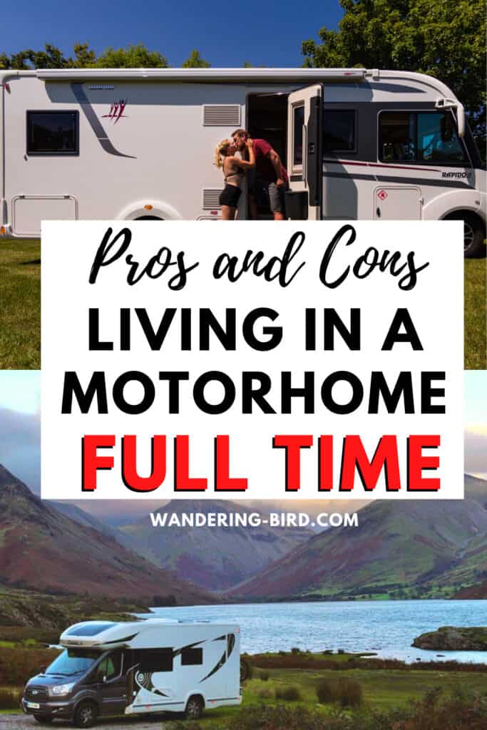 Living in a Motorhome fulltime- essential tips for UK motorhome living and permanent vanlife