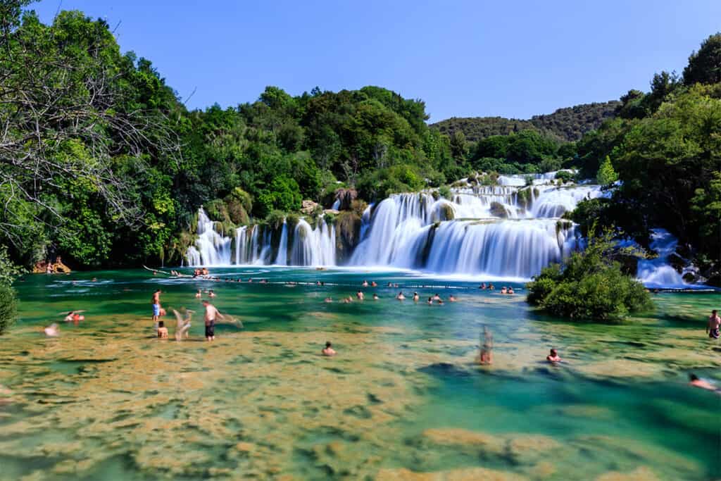 Krka waterfalls- one of the best waterfalls in Europe