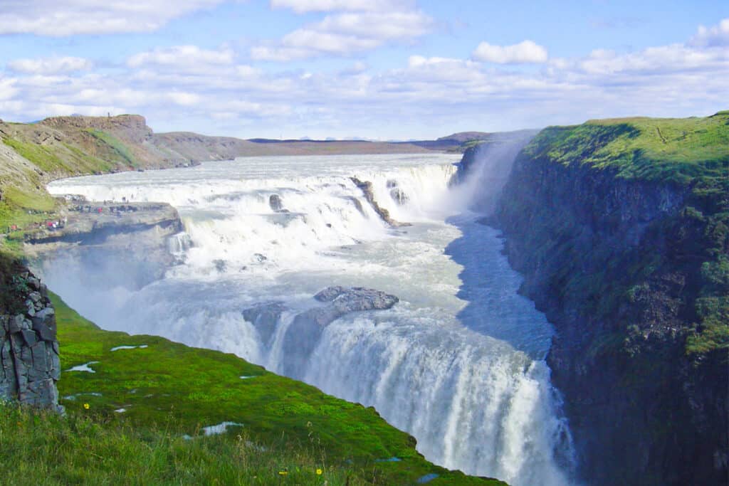 Gulfoss, one of the most powerful waterfalls in Europe.