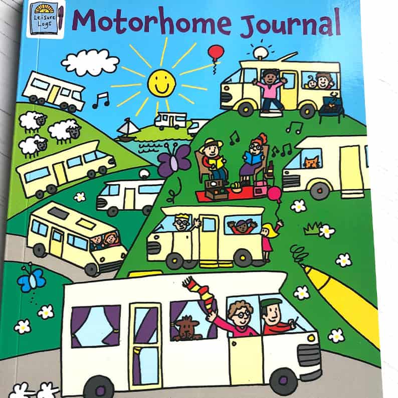 Motorhome journal kids travel logbook