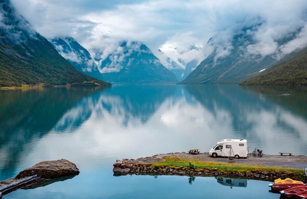 motorhome touring and travel in Norway- complete guide to motorhome and campervan travel in Norway
